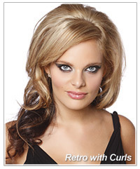Curly retro fall hairstyle